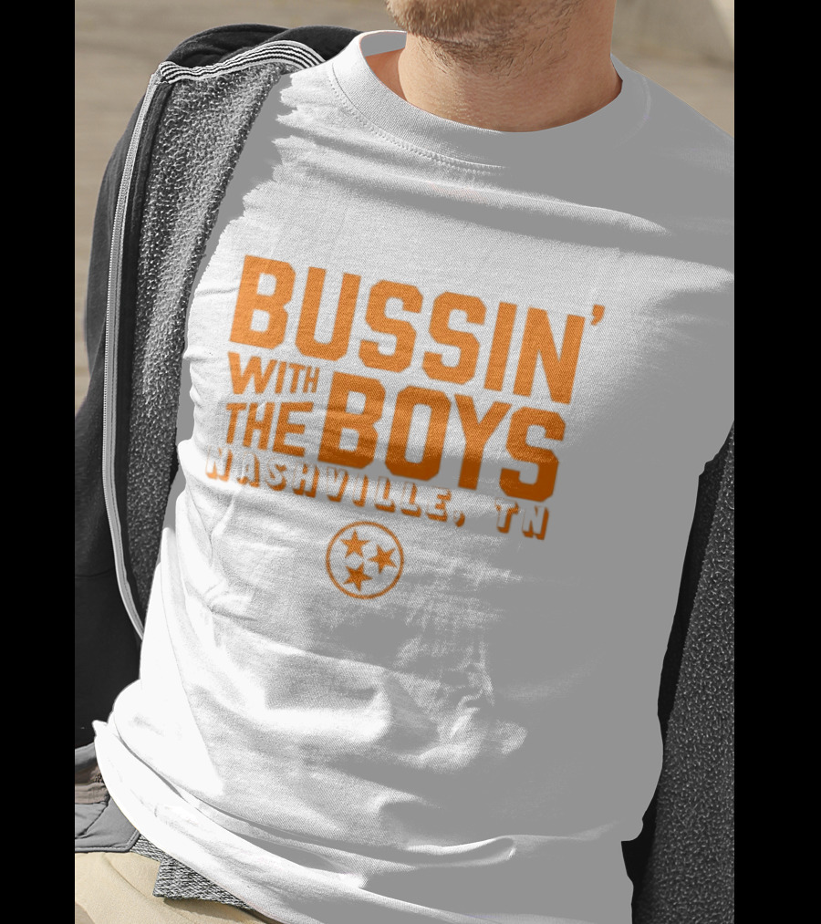 Bussin With The Boys Nashville TN Star Circle T-Shirt