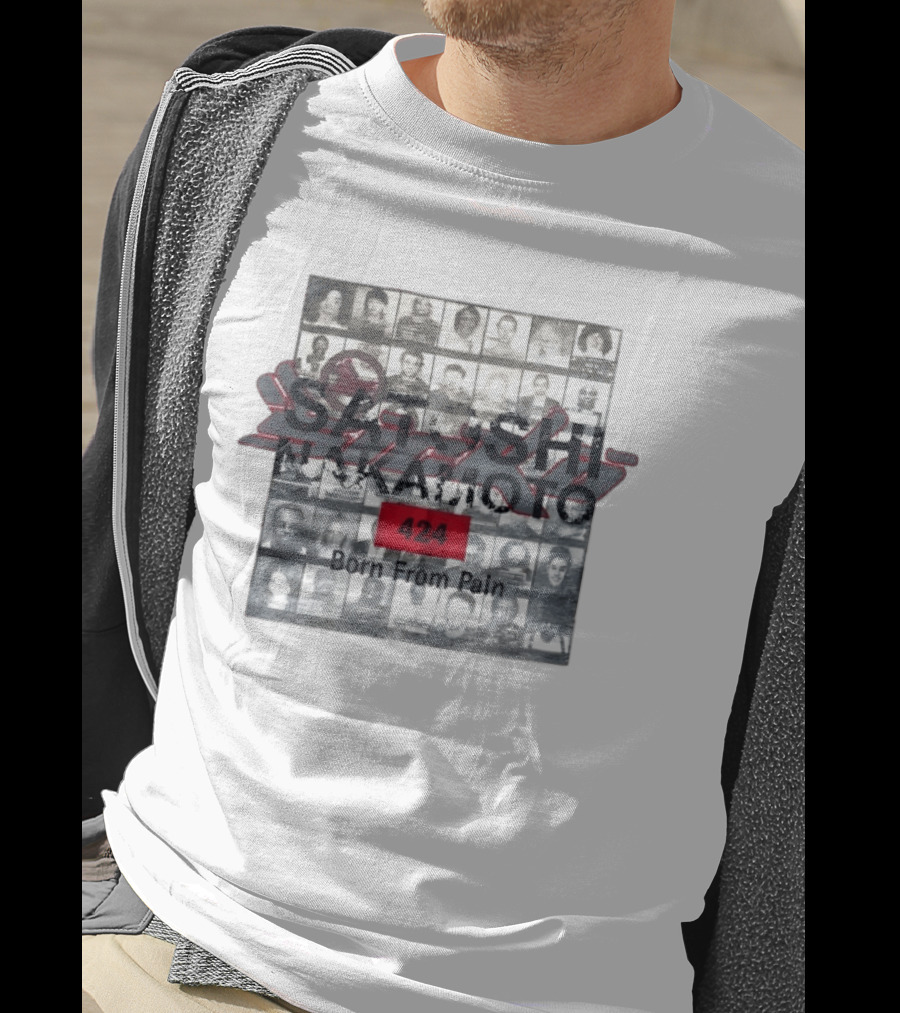 FourTwoFour On Fairfax Satoshi Nakamoto 424 Born From Pain T-Shirt