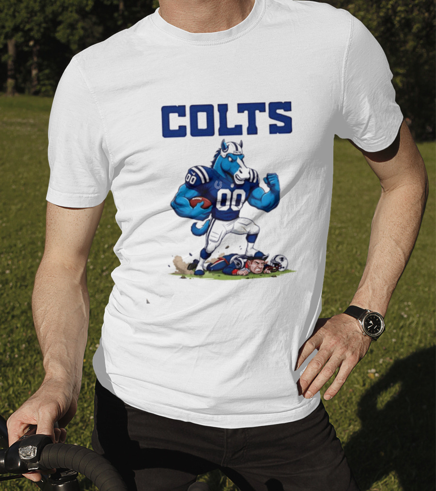 Indianapolis Colts Vs New England Patriots Beat Rivalries Colts Victory T-Shirt