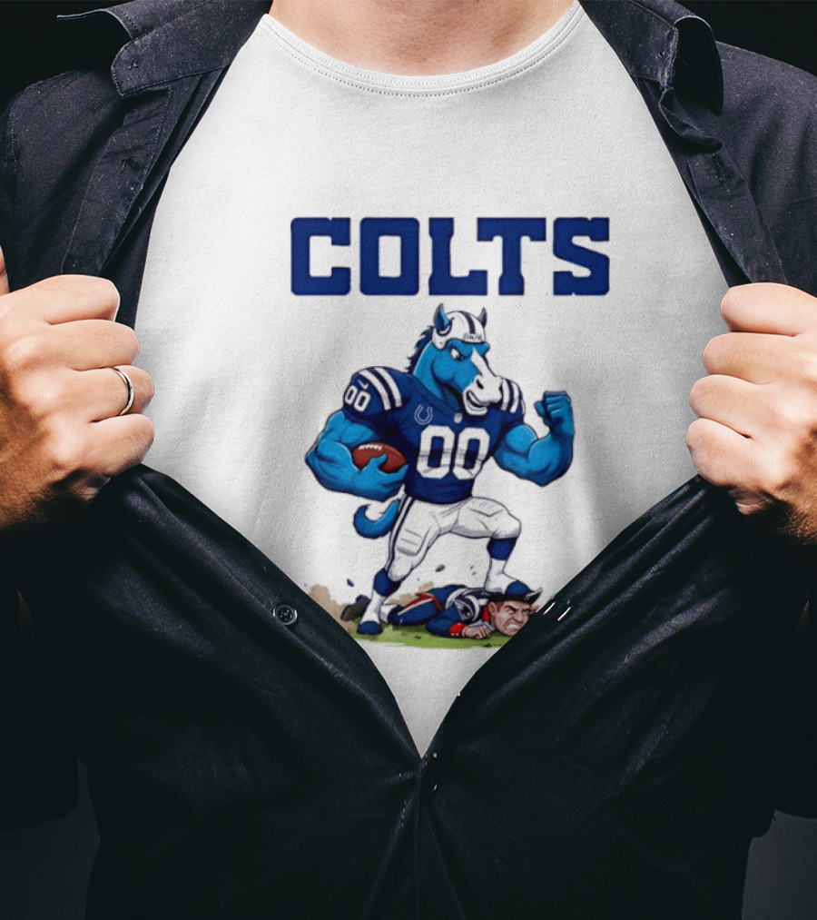 Indianapolis Colts Vs New England Patriots Beat Rivalries Colts Victory T-Shirt