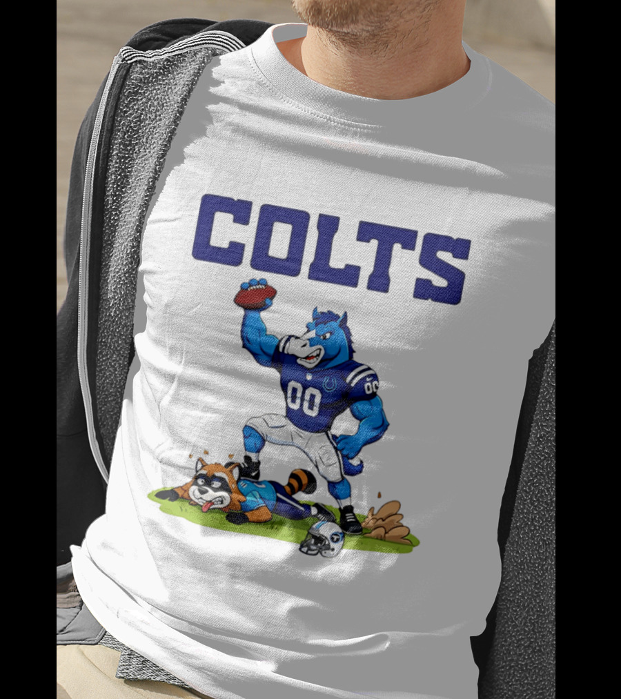 Indianapolis Colts Rivalry Over Tennessee Titans Cartoon T-Shirt