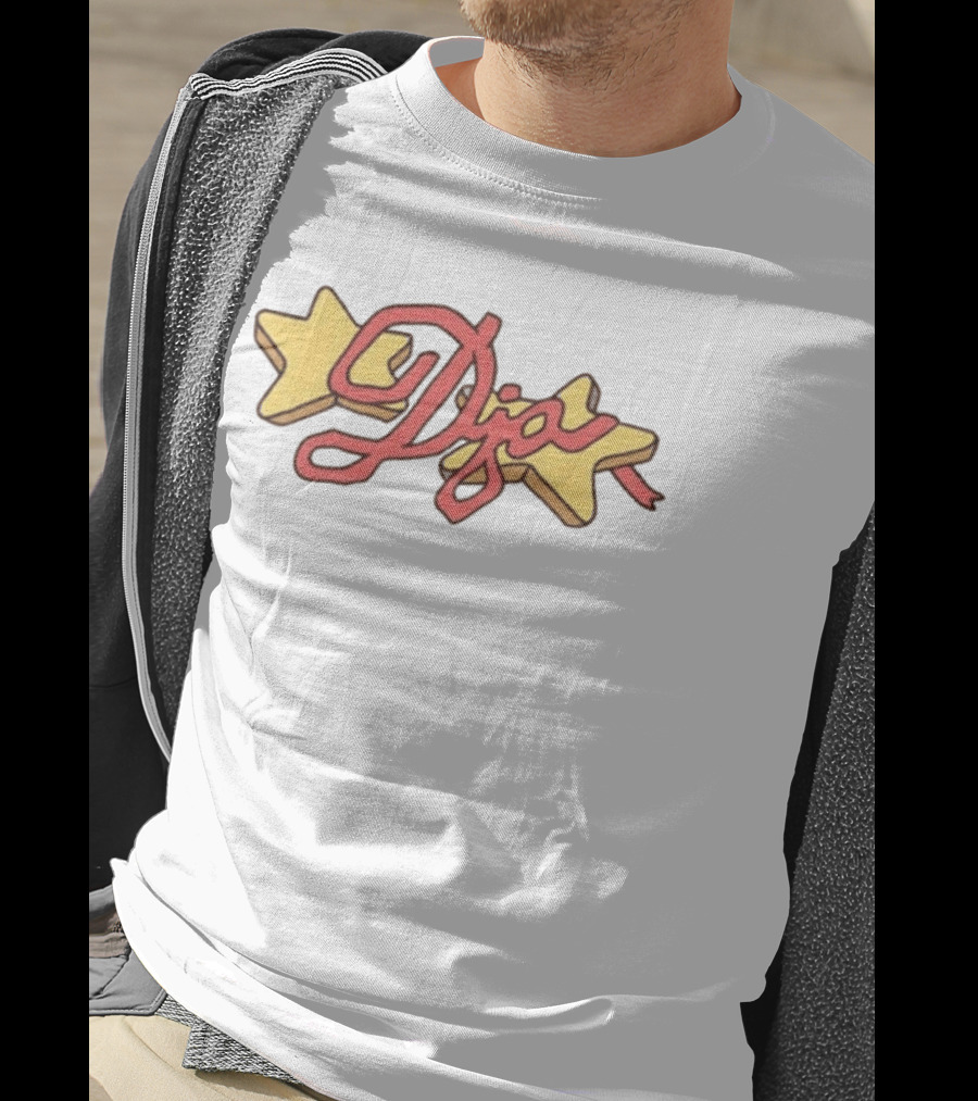 Juls Star Dia Red And Yellow Stars T-Shirt