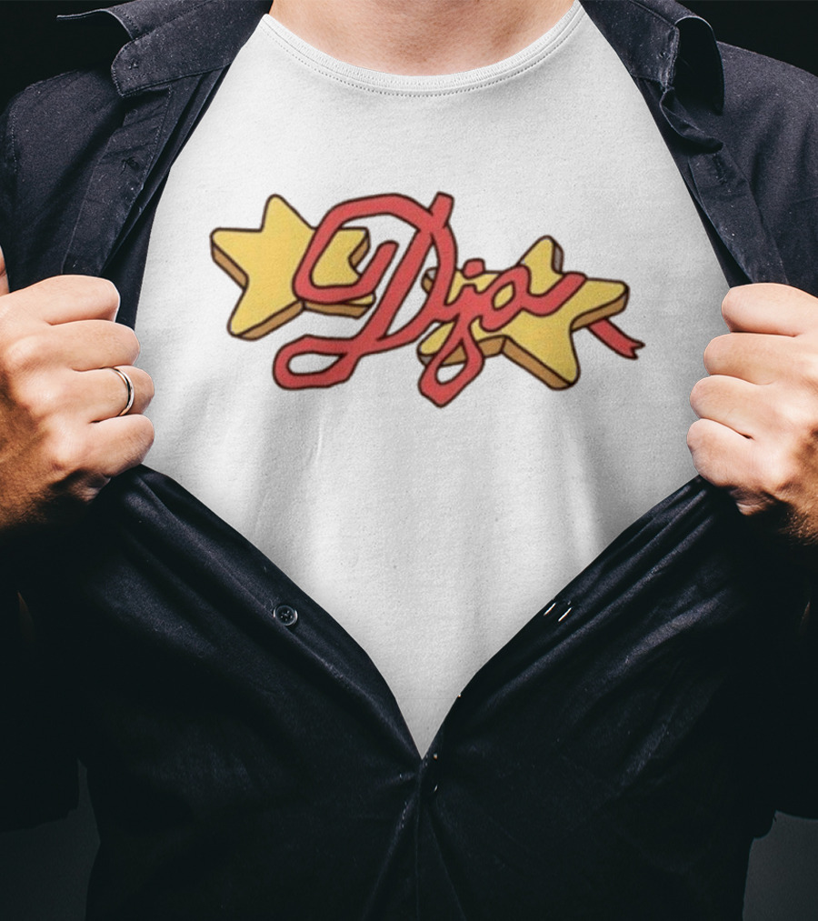 Juls Star Dia Red And Yellow Stars T-Shirt