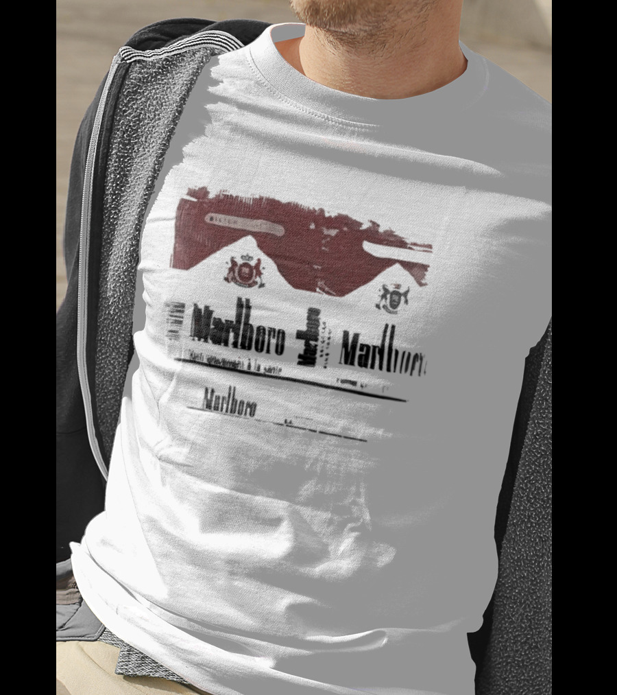 Marlboro Filter French Smoking Warning T-Shirt
