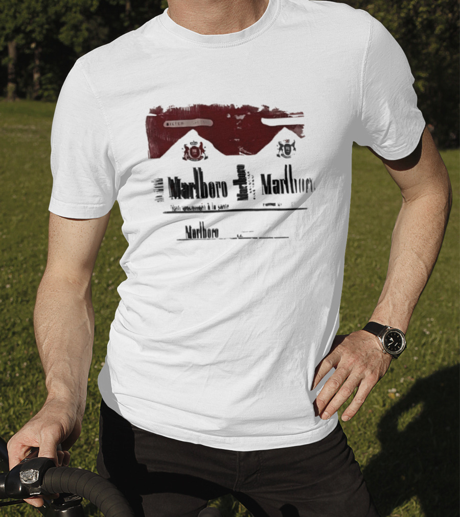 Marlboro Filter French Smoking Warning T-Shirt