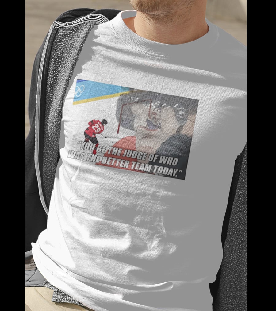 Nathan MacKinnon 29 You Be The Judge Of Who Was The Better Team Today T-Shirt