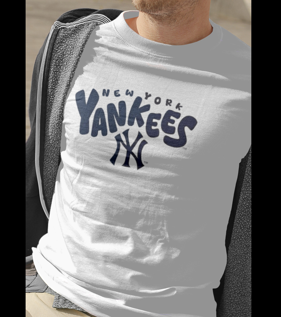 New York Yankees Bubble Crew Neck Yankees NY T-Shirt