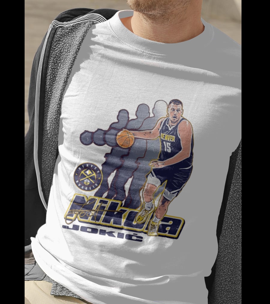 Denver Nuggets Nikola Jokic Basketball Player 15 T-Shirt