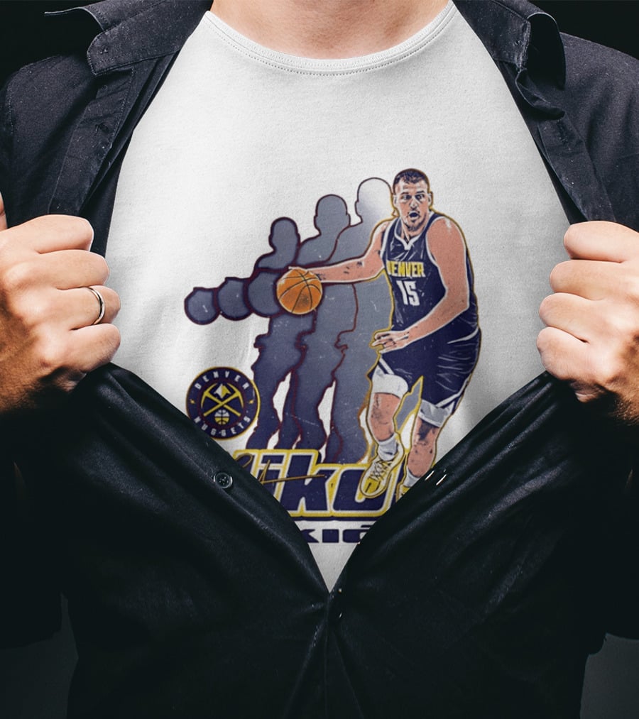 Denver Nuggets Nikola Jokic Basketball Player 15 T-Shirt