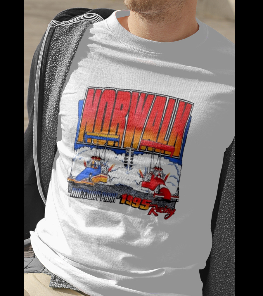 Norwalk Raceway Park 1995 Racing Dragsters Vintage Racing T-Shirt
