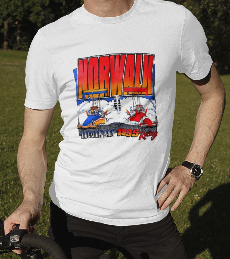 Norwalk Raceway Park 1995 Racing Dragsters Vintage Racing T-Shirt