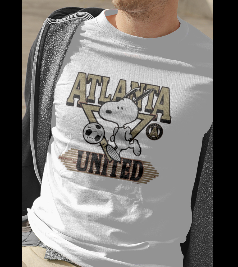 Atlanta United Snoopy Soccer Collaboration T-Shirt