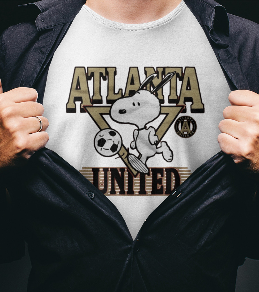Atlanta United Snoopy Soccer Collaboration T-Shirt