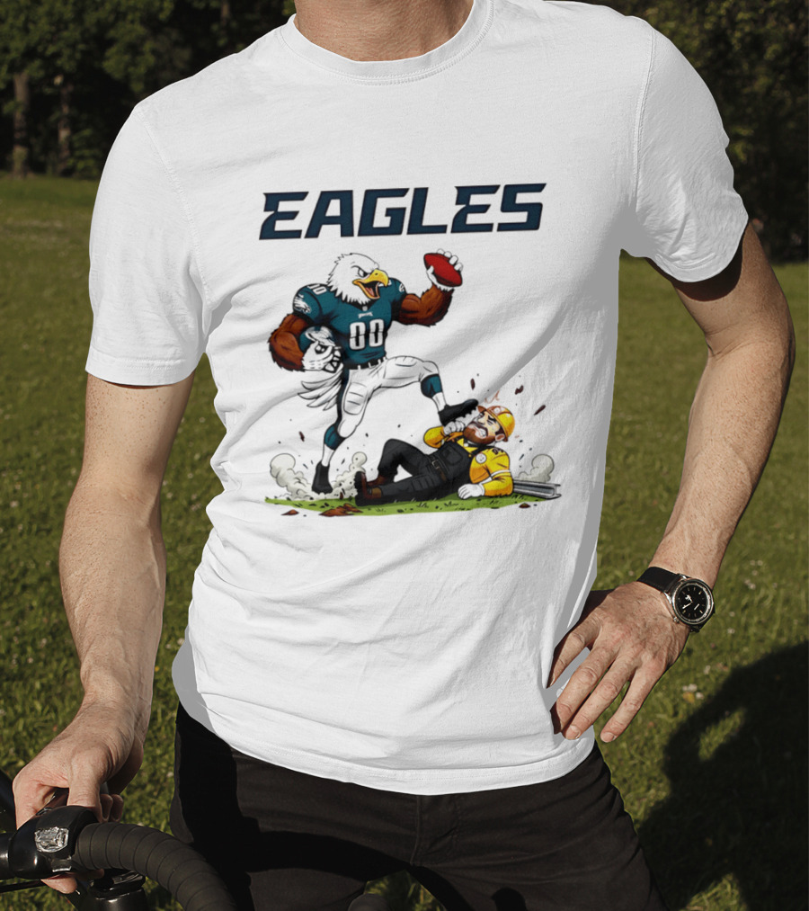 Philadelphia Eagles Vs Pittsburgh Steelers Rivalry Beat Steelers T-Shirt