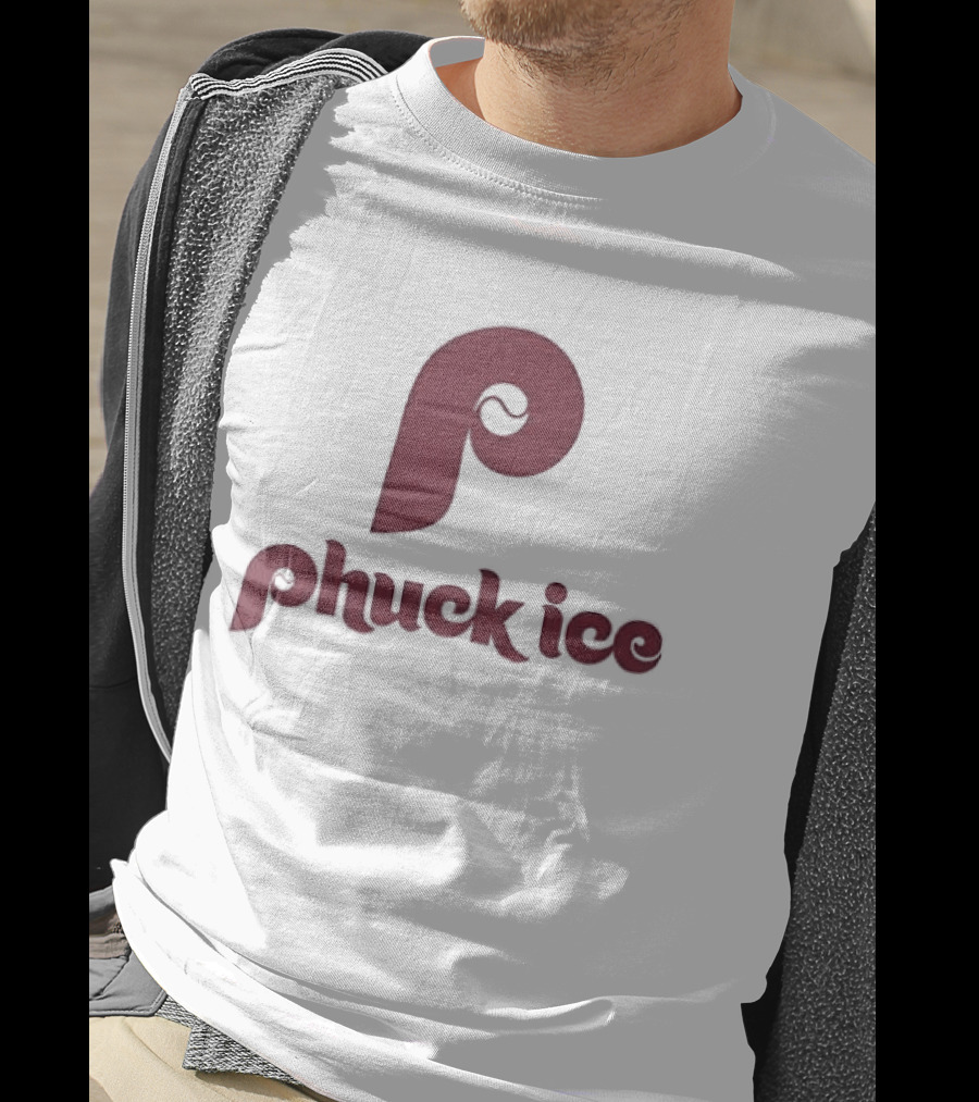 Phuck ICE Philadelphia Phillies Font T-Shirt