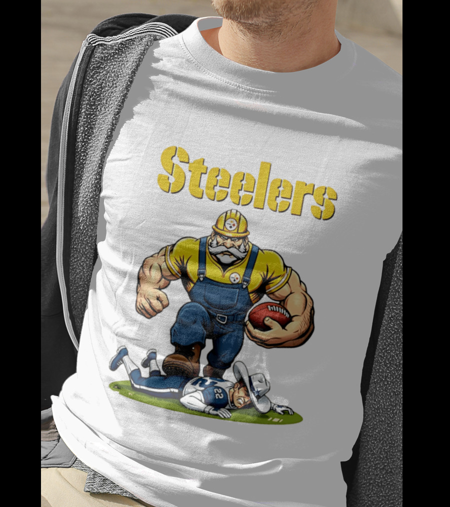 Pittsburgh Steelers Vs Dallas Cowboys Rivalries Football Cartoon T-Shirt