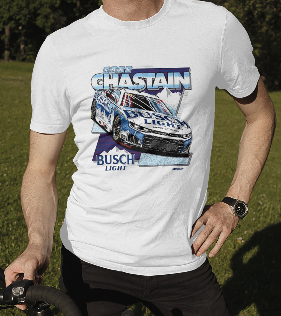Ross Chastain Busch Light NASCAR Racing Car T-Shirt