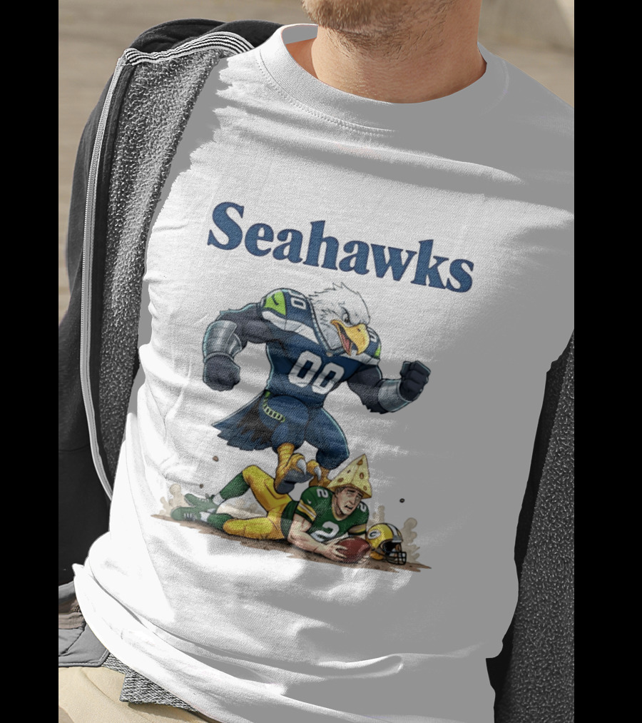 Seattle Seahawks Vs Green Bay Packers Rivalry Showdown T-Shirt