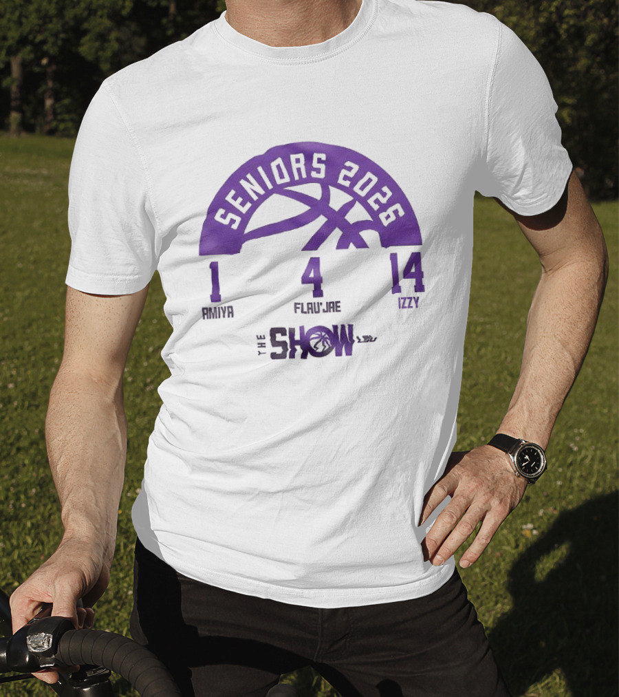Seniors 2026 LSU Women's Basketball Amani Flau'Jae Izzy The Show T-Shirt