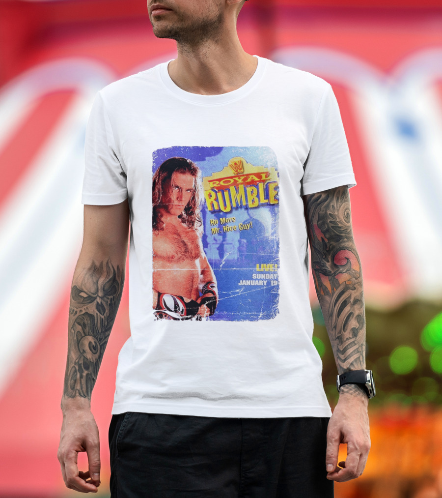 WWF Royal Rumble 1996 No More Mr. Nice Guy Live Sunday January 19 T-Shirt