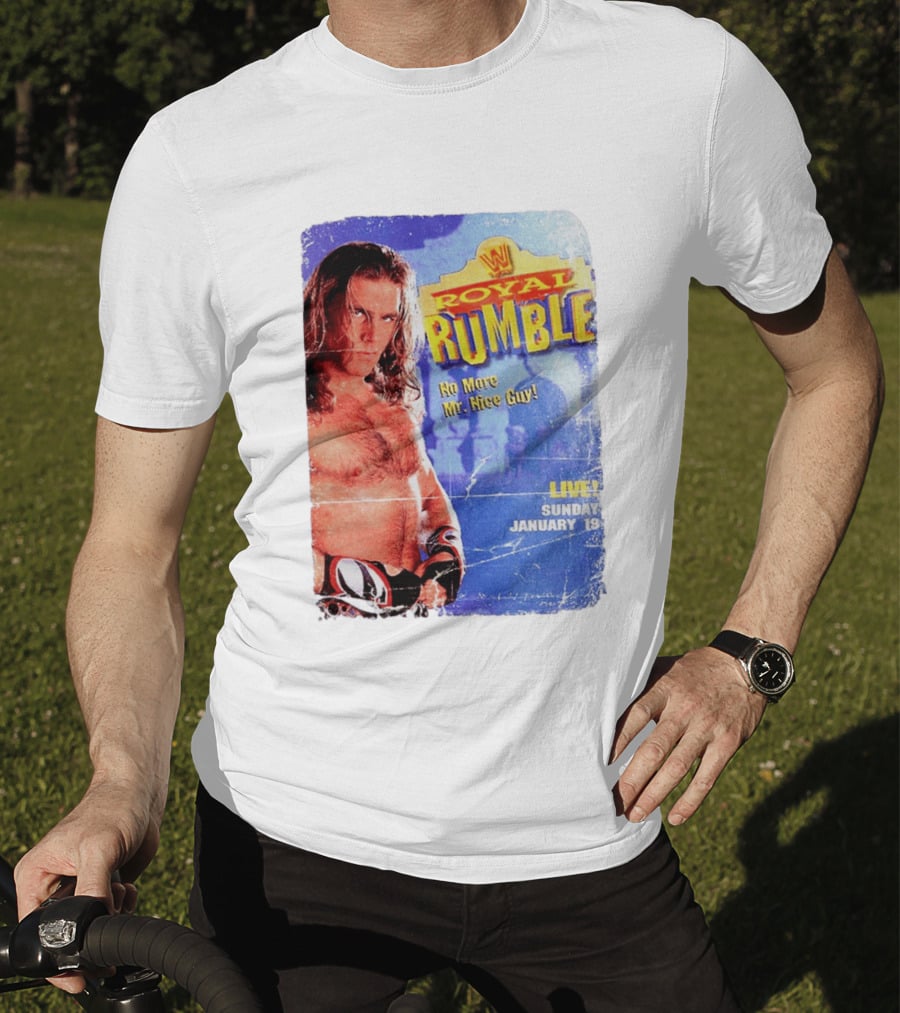 WWF Royal Rumble 1996 No More Mr. Nice Guy Live Sunday January 19 T-Shirt