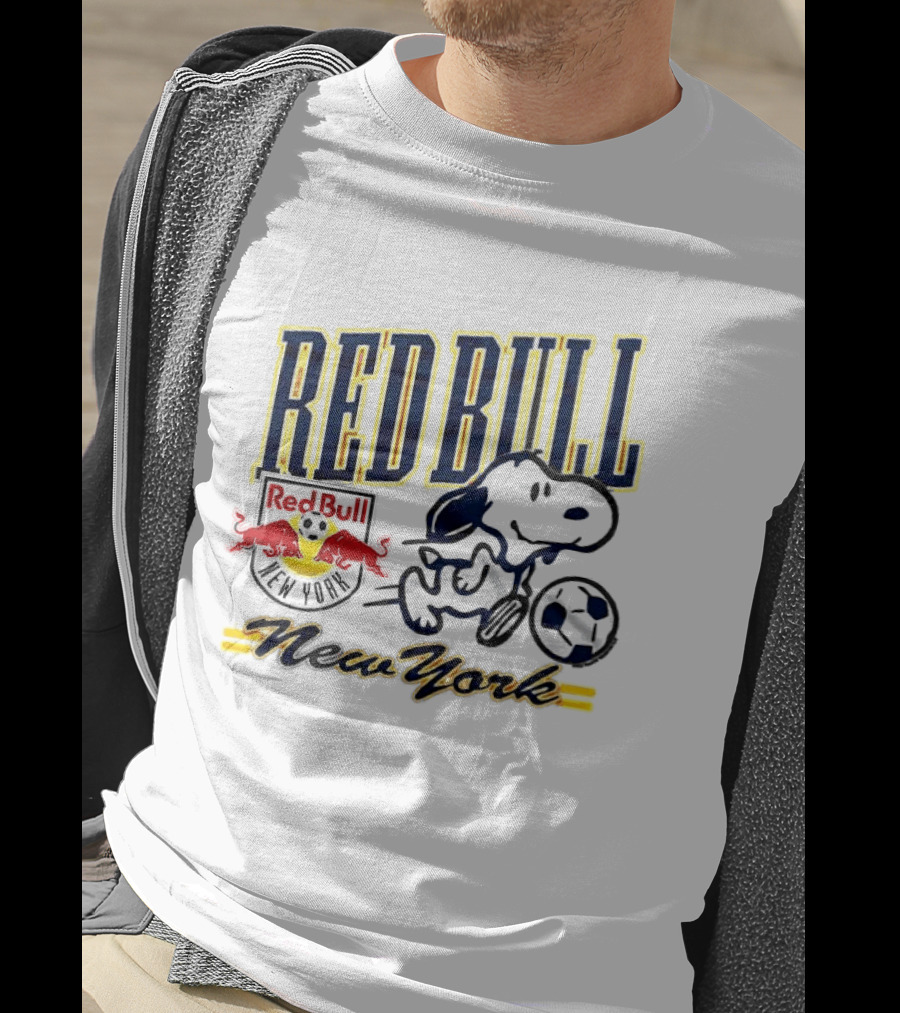 Red Bull New York Snoopy Peanuts Soccer T-Shirt