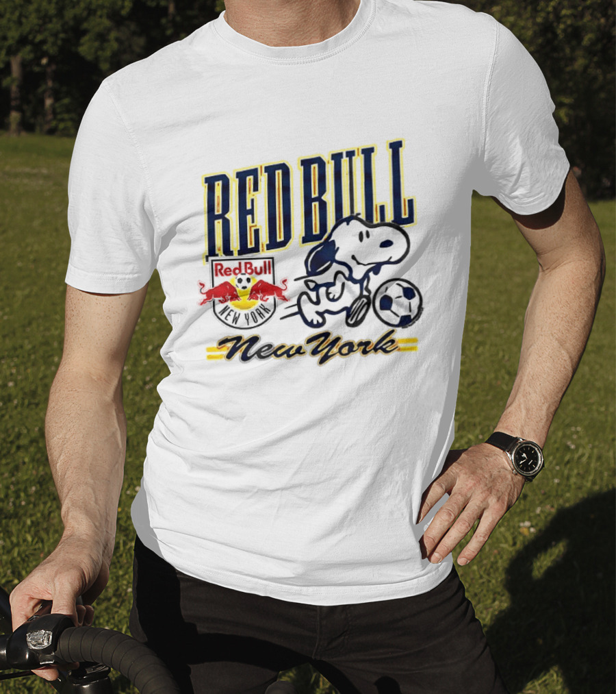 Red Bull New York Snoopy Peanuts Soccer T-Shirt