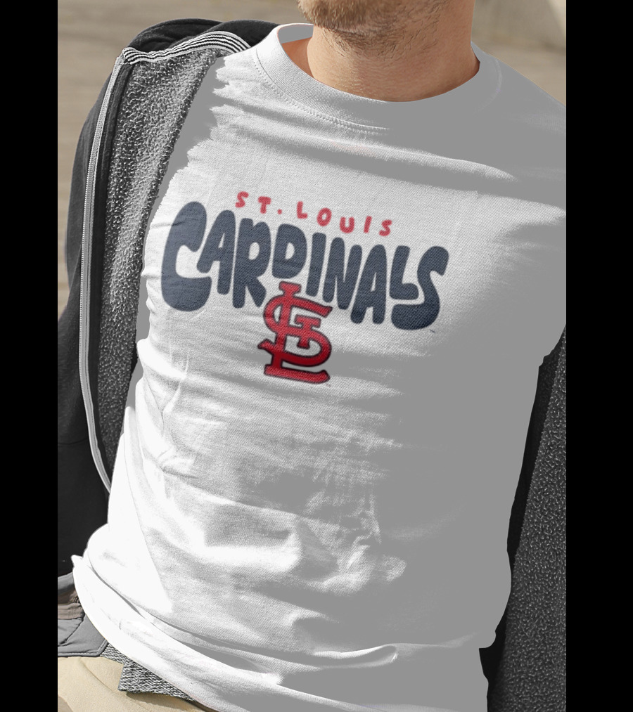 St Louis Cardinals Bubble Crew Neck STL T-Shirt