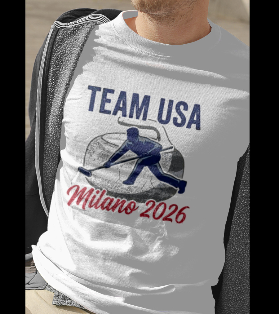 Team USA Curling Milano 2026 Olympics T-Shirt