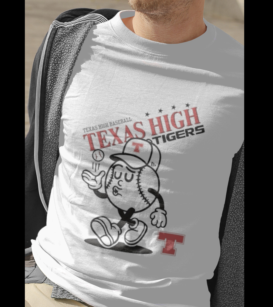 Texas High Tigers Baseball T-Shirt