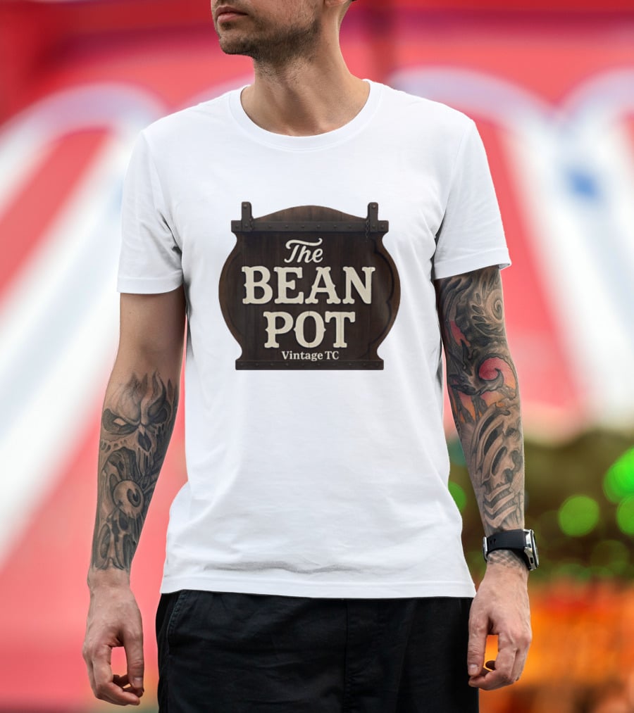 The Bean Pot Vintage TC Wood Sign T-Shirt