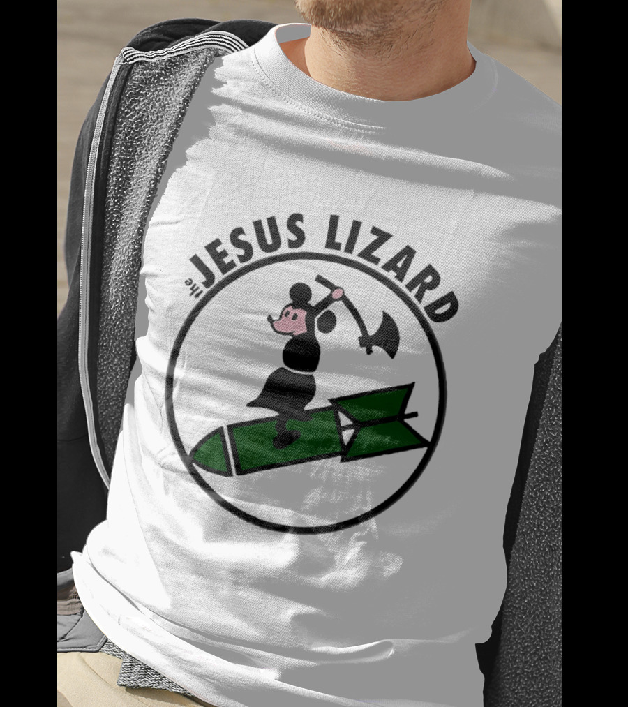 The Jesus Lizard Mouse Riding Bomb Punk Rock Music T-Shirt