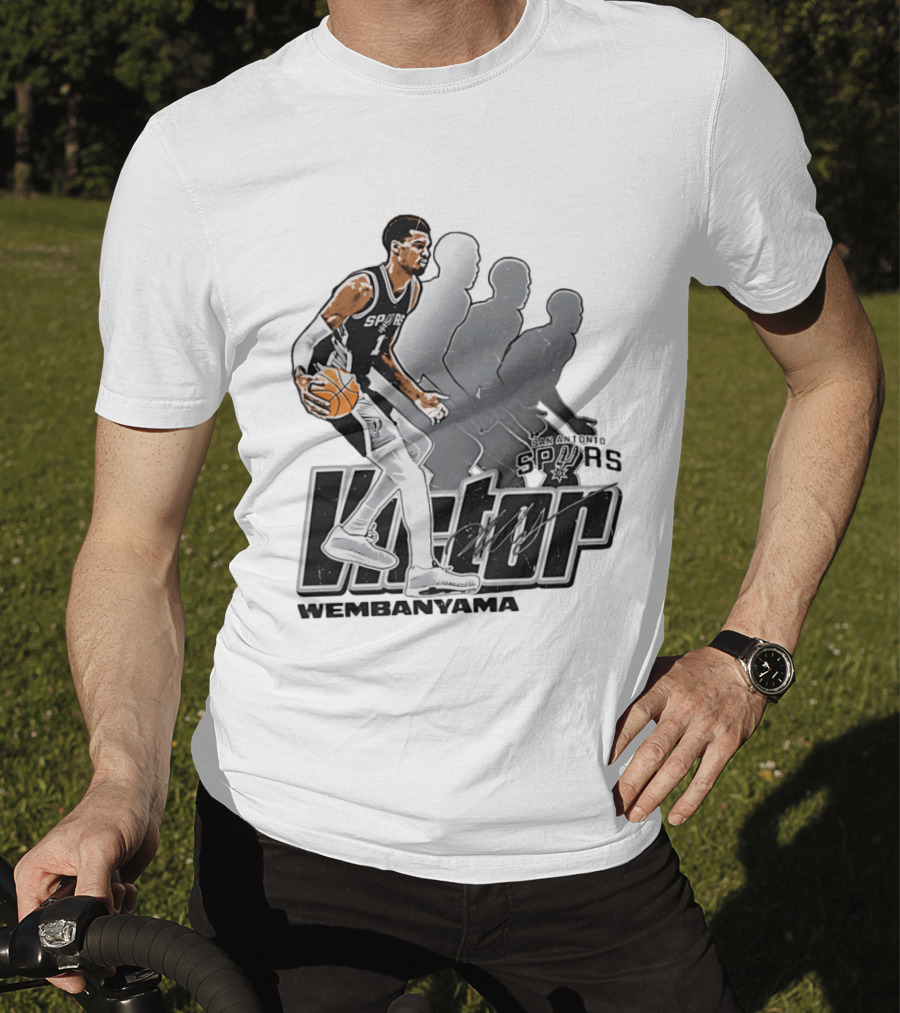 Victor Wembanyama San Antonio Spurs Basketball Action Spurs T-Shirt