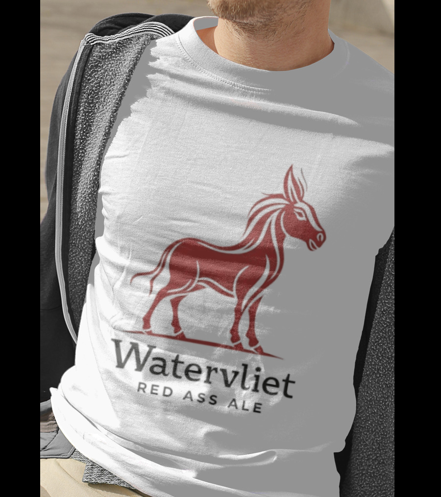 Watervliet Red Ass Ale Donkey T-Shirt
