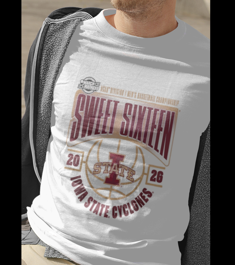 NCAA Men's Basketball 2026 Iowa State Cyclones Sweet Sixteen March Madness T-Shirt
