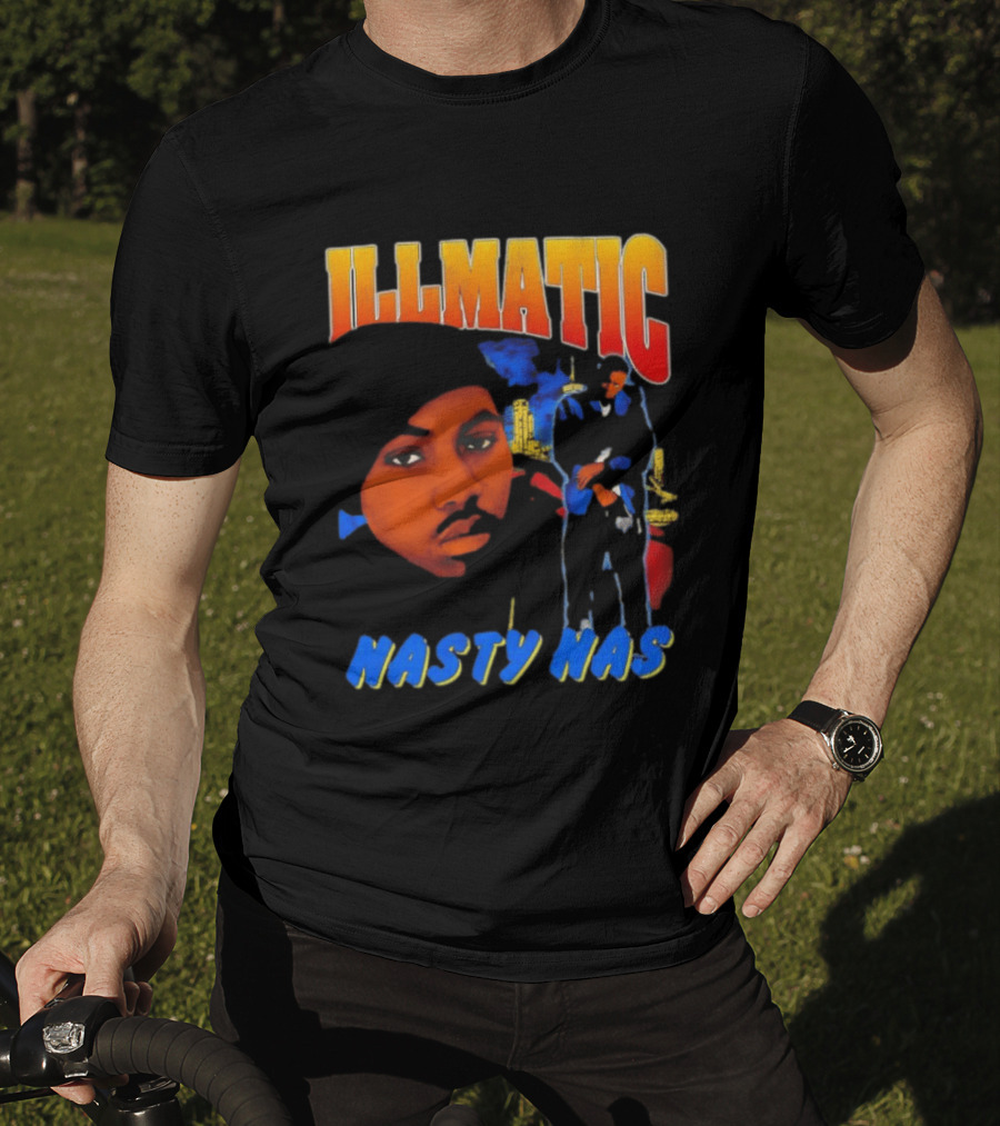 Nasty Nas Illmatic Urban Album Cover T-Shirt