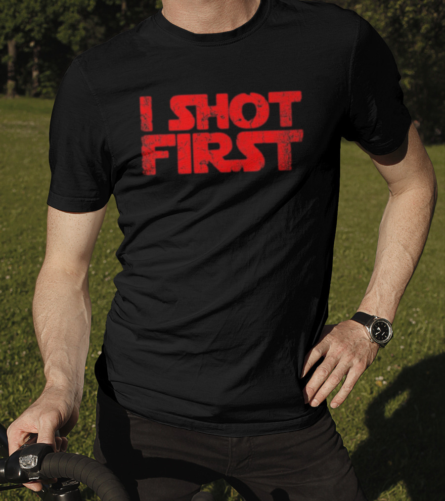 I Shot First Star Wars Iconic Red T-Shirt