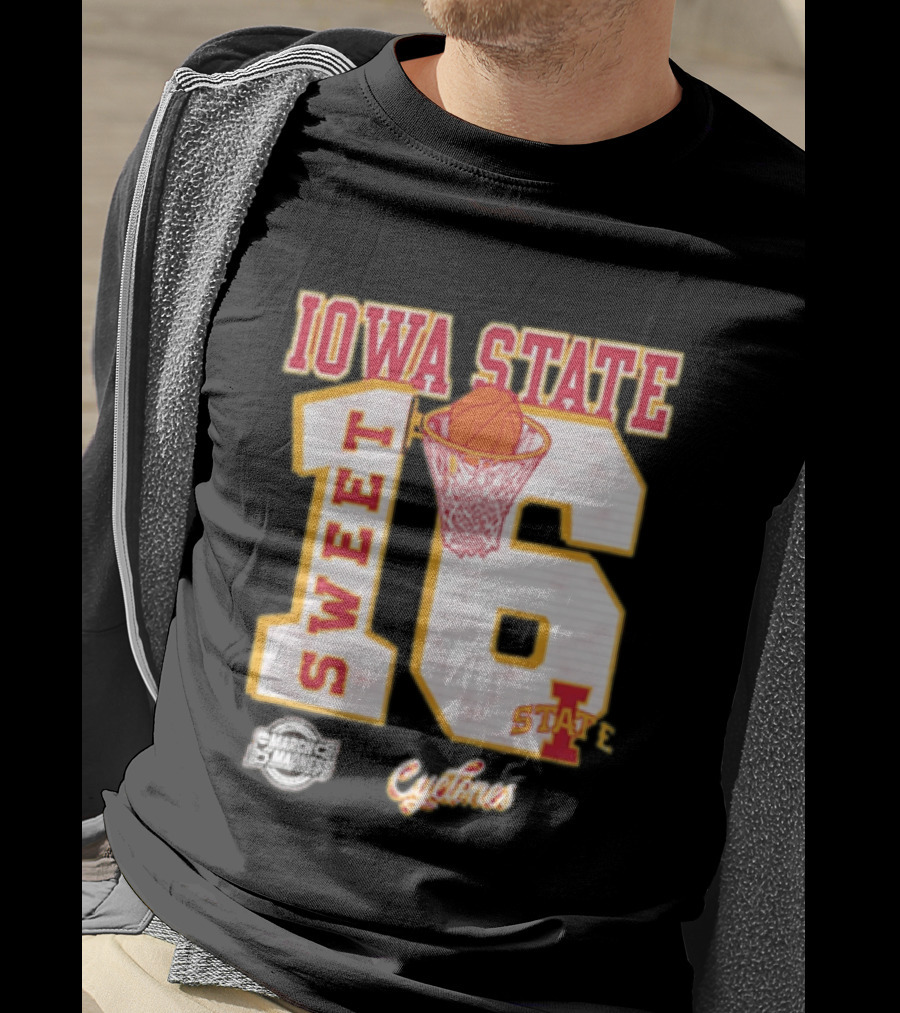 Iowa State Cyclones March Madness Sweet 16 Bound 2026 NCAA Tournament T-Shirt