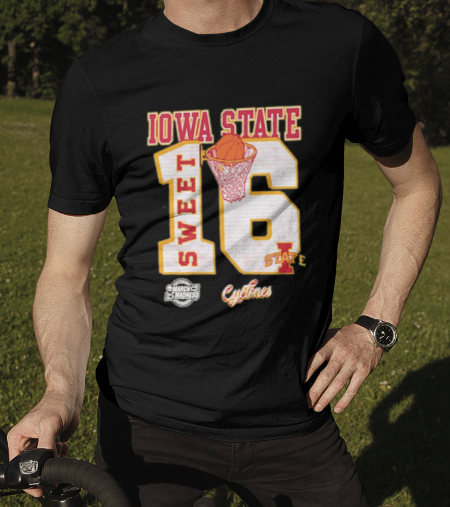 Iowa State Cyclones March Madness Sweet 16 Bound 2026 NCAA Tournament T-Shirt