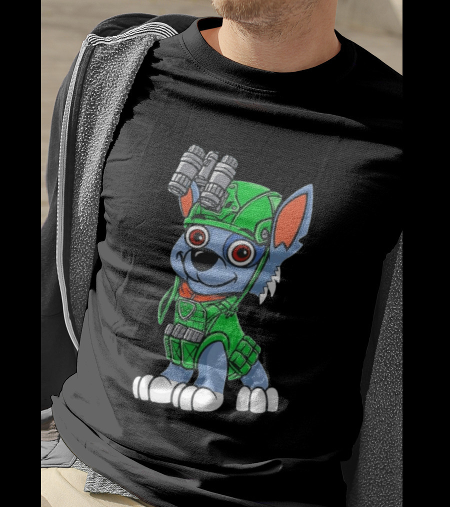 Rocky PAW Patrol Night Vision Recycling Dog T-Shirt