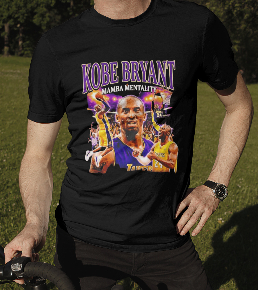 Kobe Bryant Mamba Mentality Los Angeles Lakers NBA 24 T-Shirt