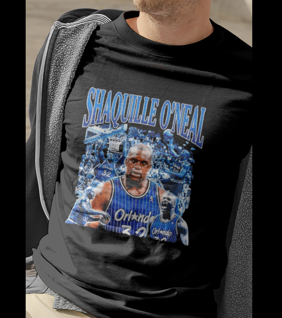 Shaquille O'Neal Orlando Magic 32 Basketball Legend T-Shirt