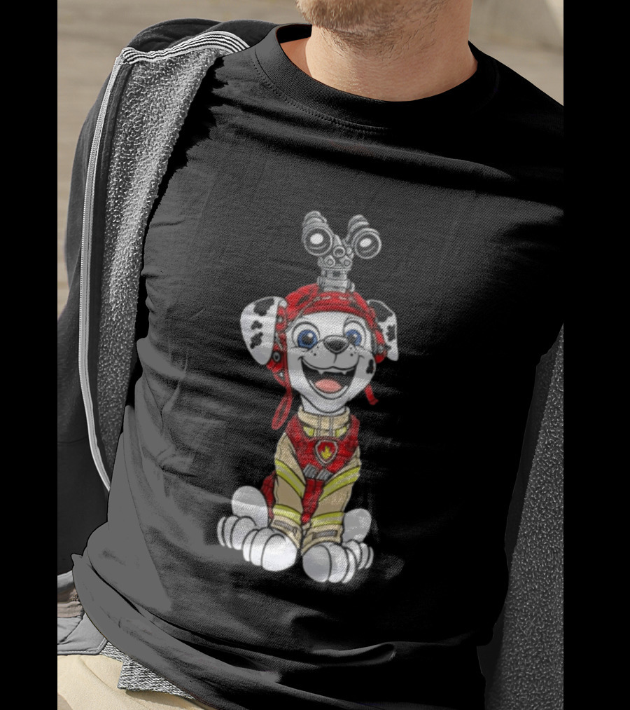 Marshall PAW Patrol Fire Dog Cartoon Adventure T-Shirt