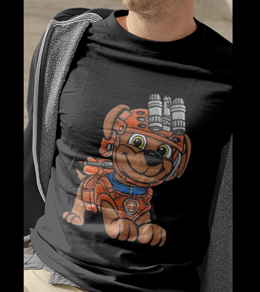 Zuma PAW Patrol Water Rescue Pup With Anchor Emblem And Goggles T-Shirt