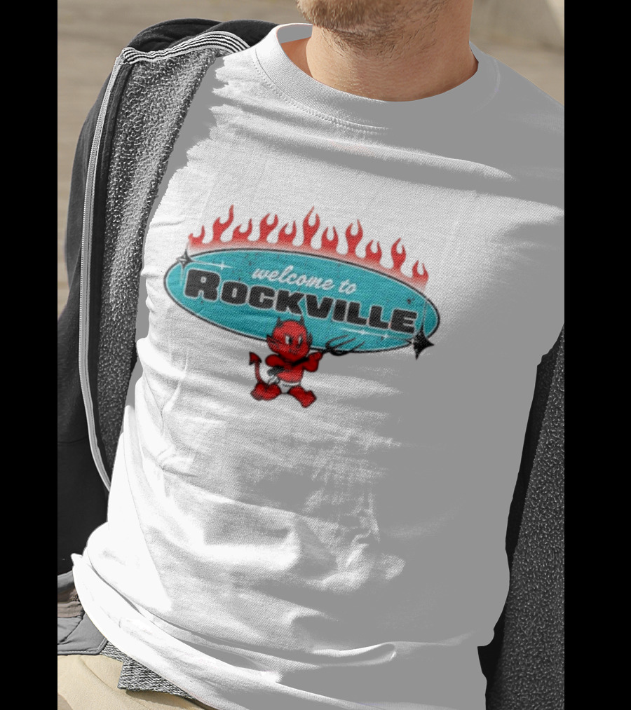 Welcome To Rockville Little Devil Flame T-Shirt