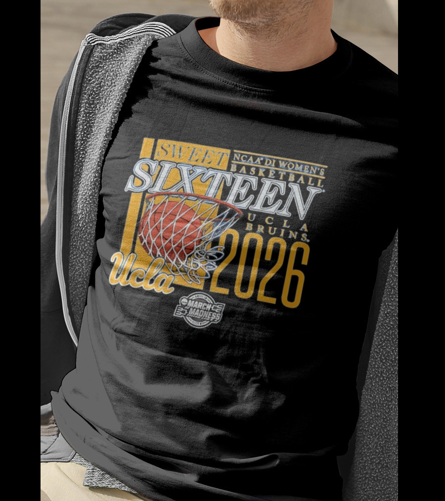 UCLA Bruins NCAA Women's Basketball Sweet Sixteen 2026 T-Shirt
