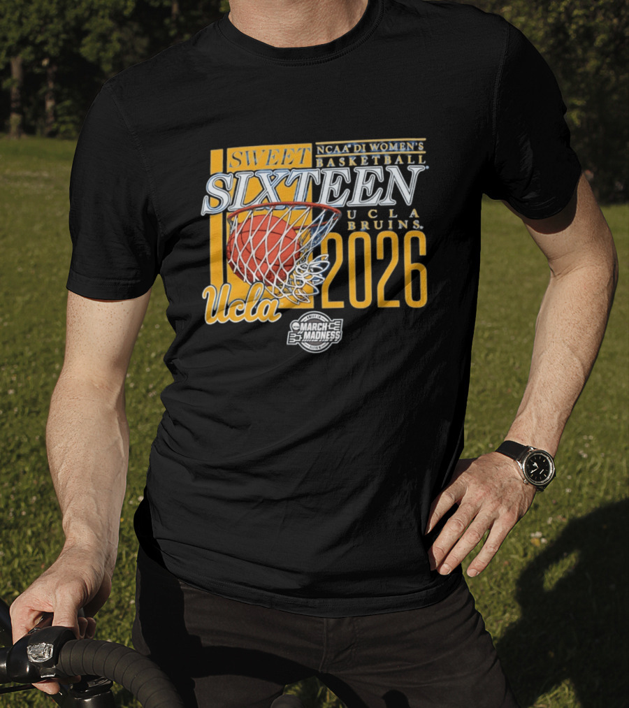 UCLA Bruins NCAA Women's Basketball Sweet Sixteen 2026 T-Shirt