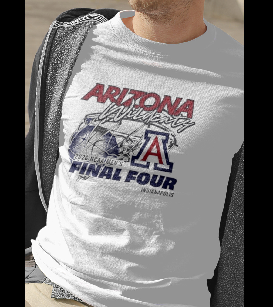 Arizona Wildcats 2026 NCAA Men's Final Four Indianapolis T-Shirt