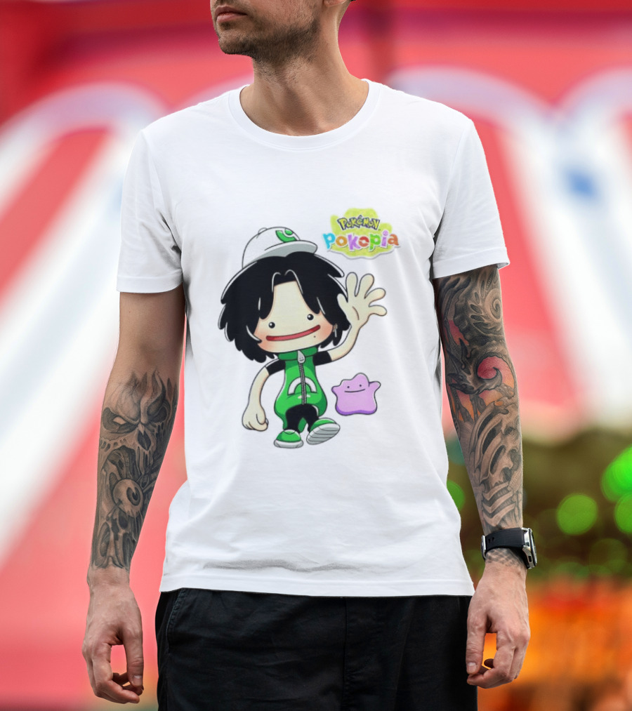 Pokemon Pokopia Cartoon Character With Ditto T-Shirt