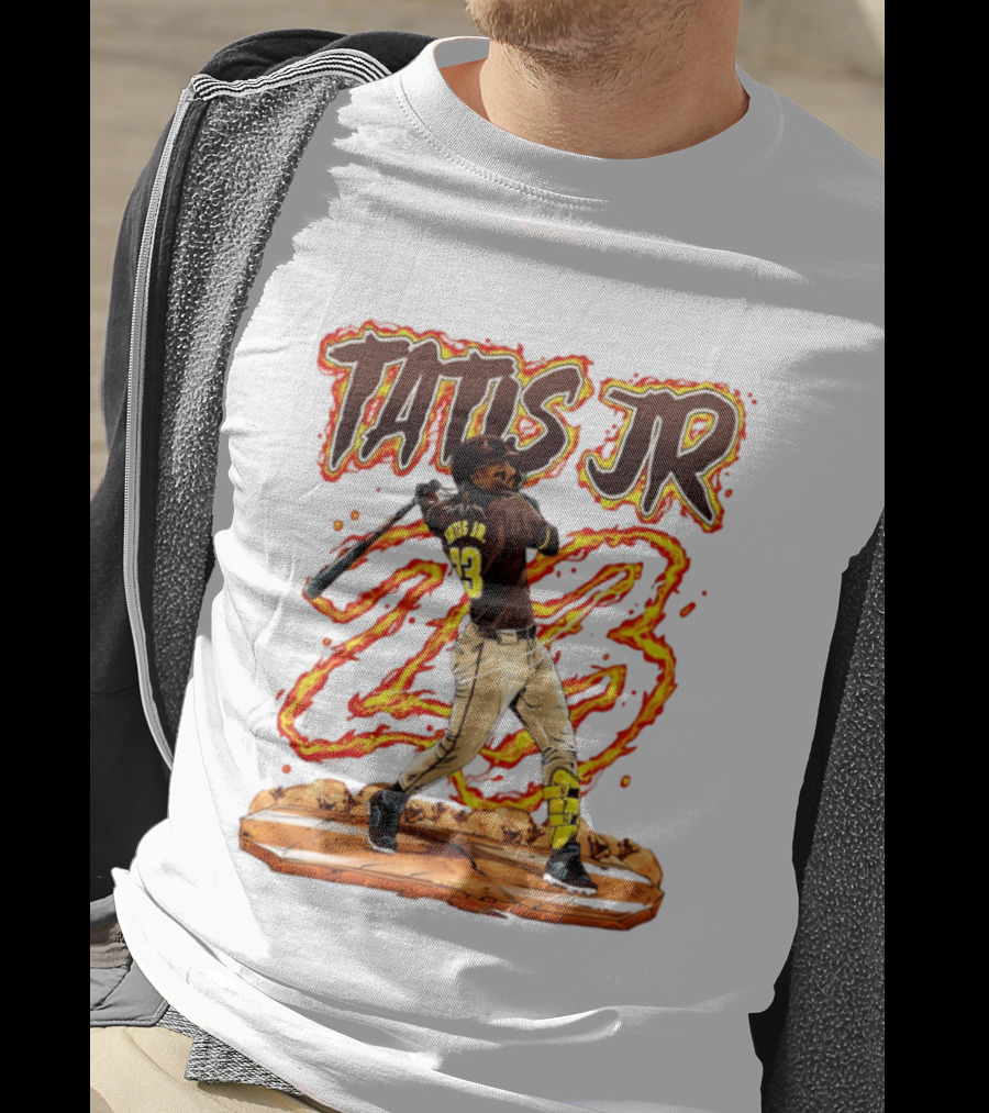 Tatis Jr 23 San Diego Padres Hand Drawn 2026 T-Shirt